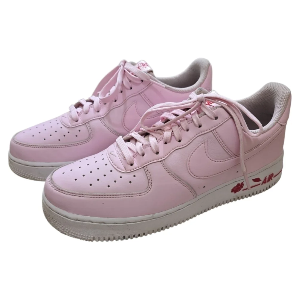The Nike Air Force 1 Low Rose Pink Men's 10 Pink White Red